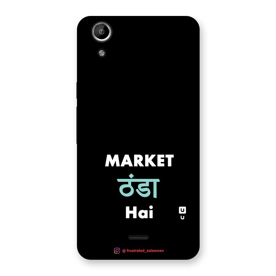 Market Thanda Hai Black Back Case for Micromax Canvas Selfie Lens Q345