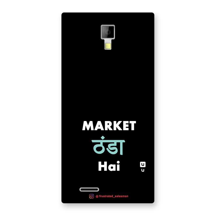Market Thanda Hai Black Back Case for Micromax Canvas Xpress A99
