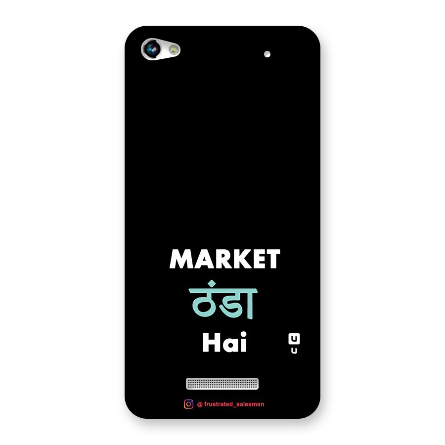 Market Thanda Hai Black Back Case for Micromax Hue 2