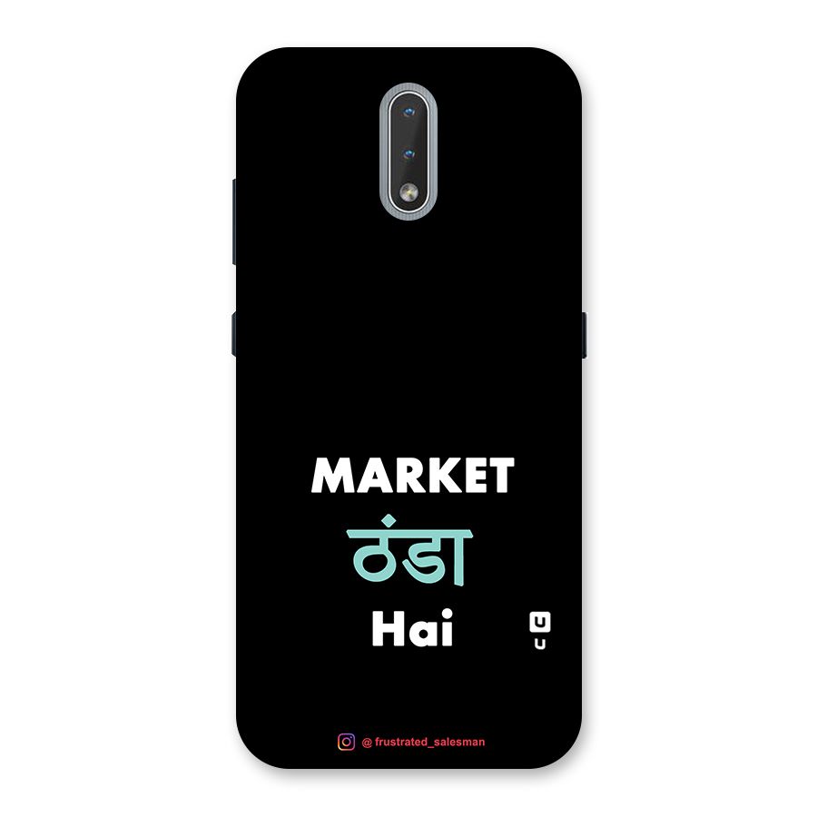 Market Thanda Hai Black Back Case for Nokia 2.3