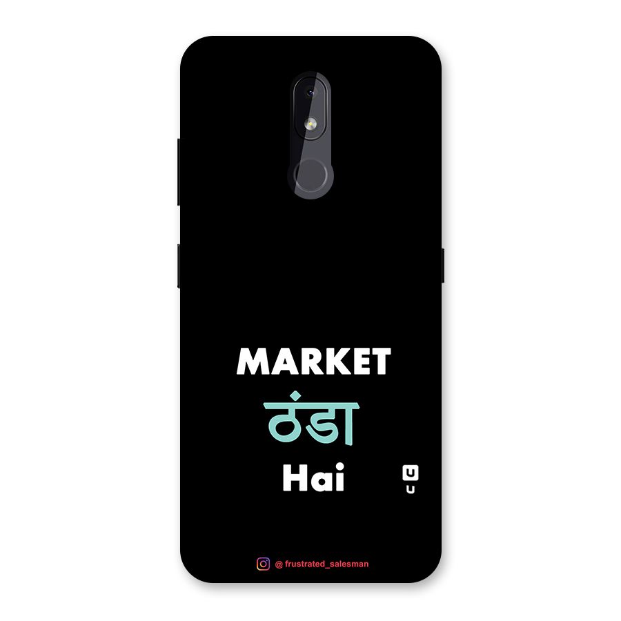 Market Thanda Hai Black Back Case for Nokia 3.2
