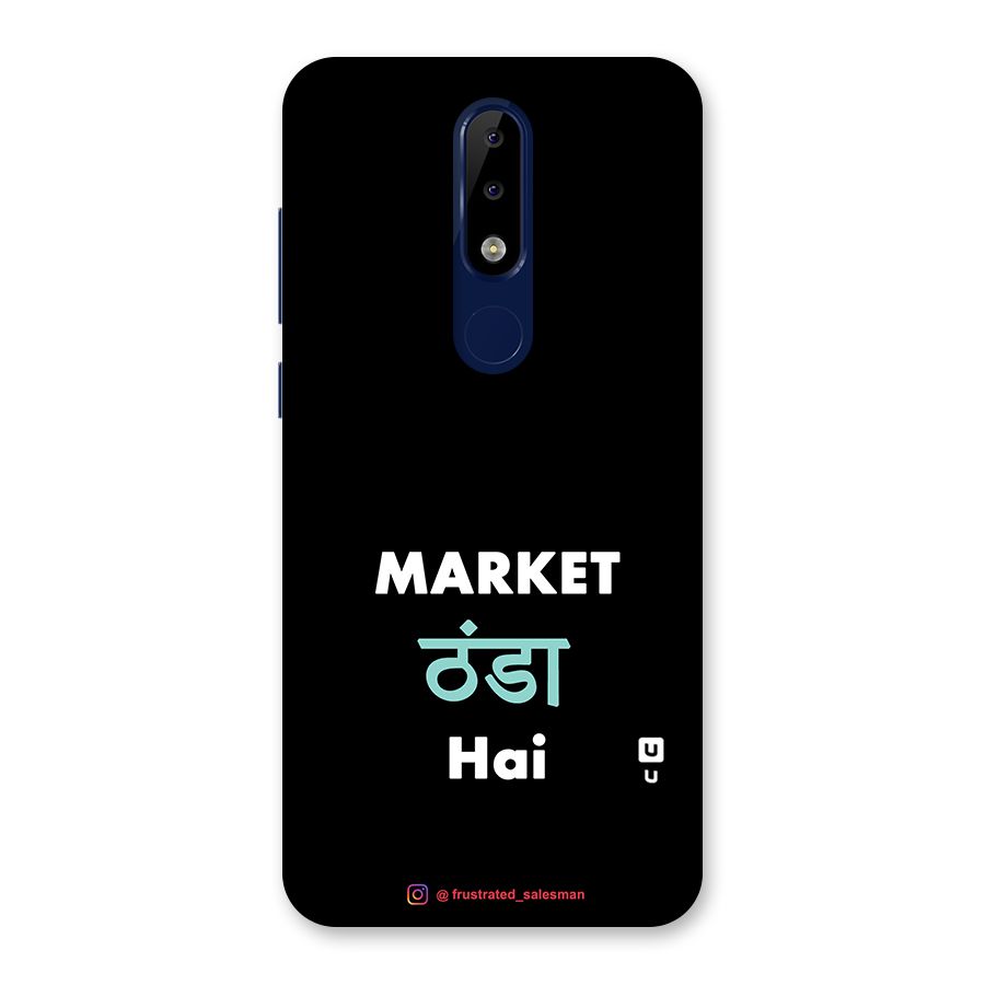 Market Thanda Hai Black Back Case for Nokia 5.1 Plus