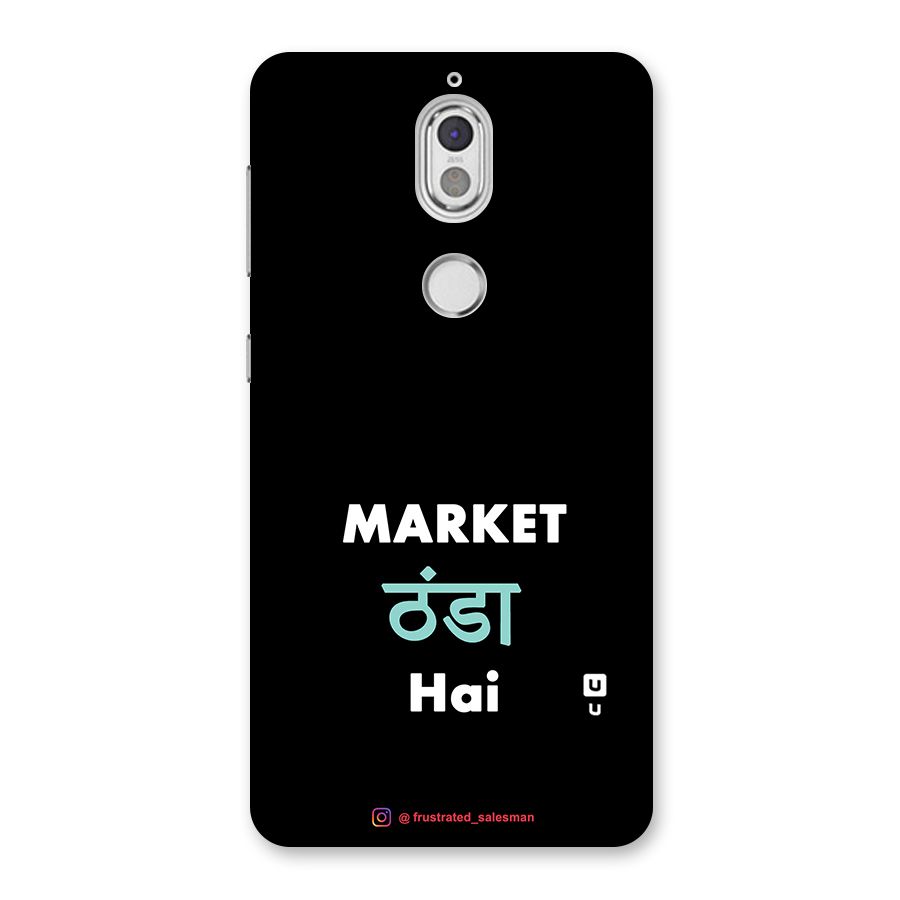 Market Thanda Hai Black Back Case for Nokia 7