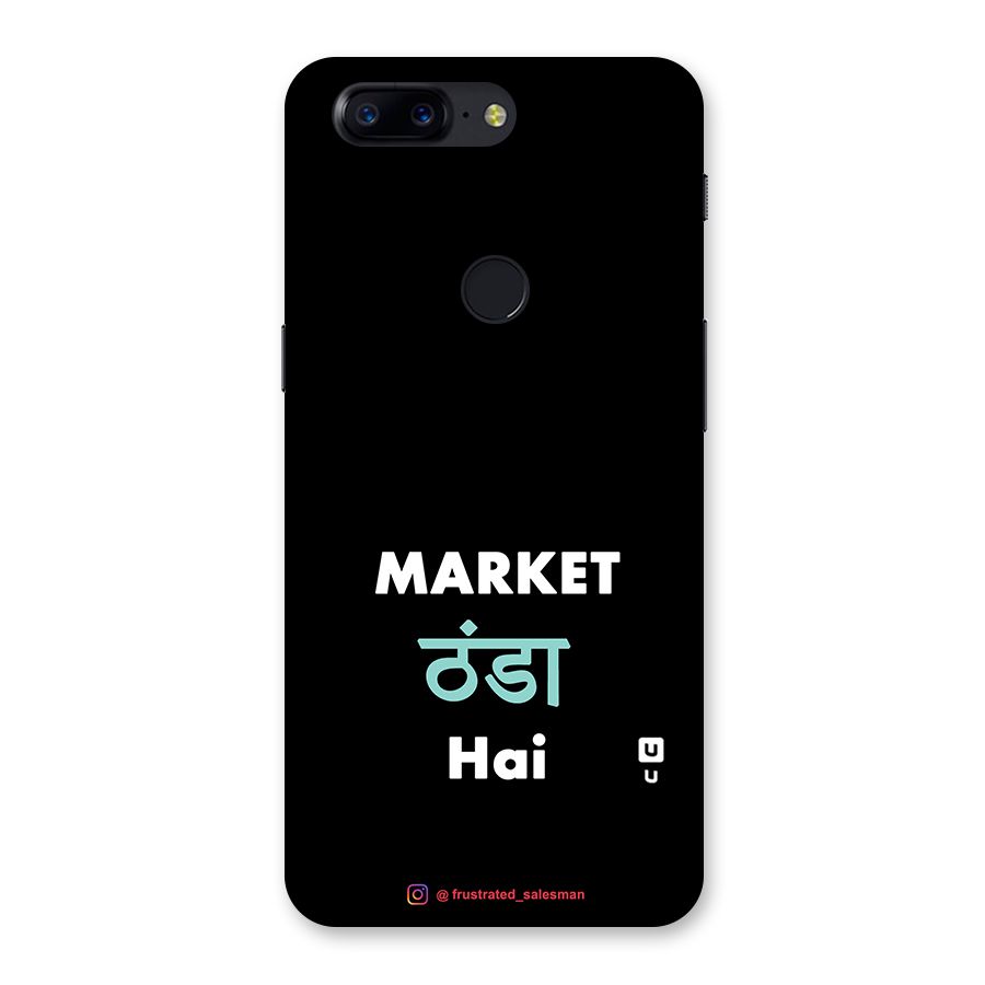 Market Thanda Hai Black Back Case for OnePlus 5T