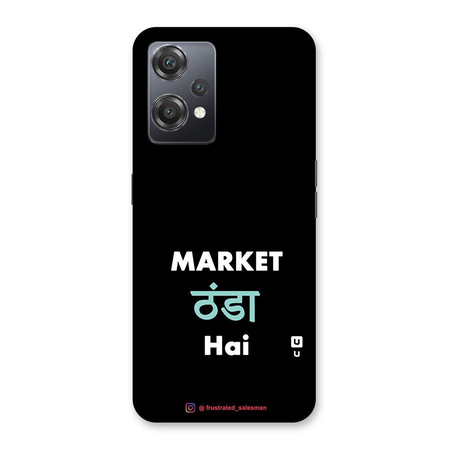 Market Thanda Hai Black Back Case for OnePlus Nord CE 2 Lite 5G