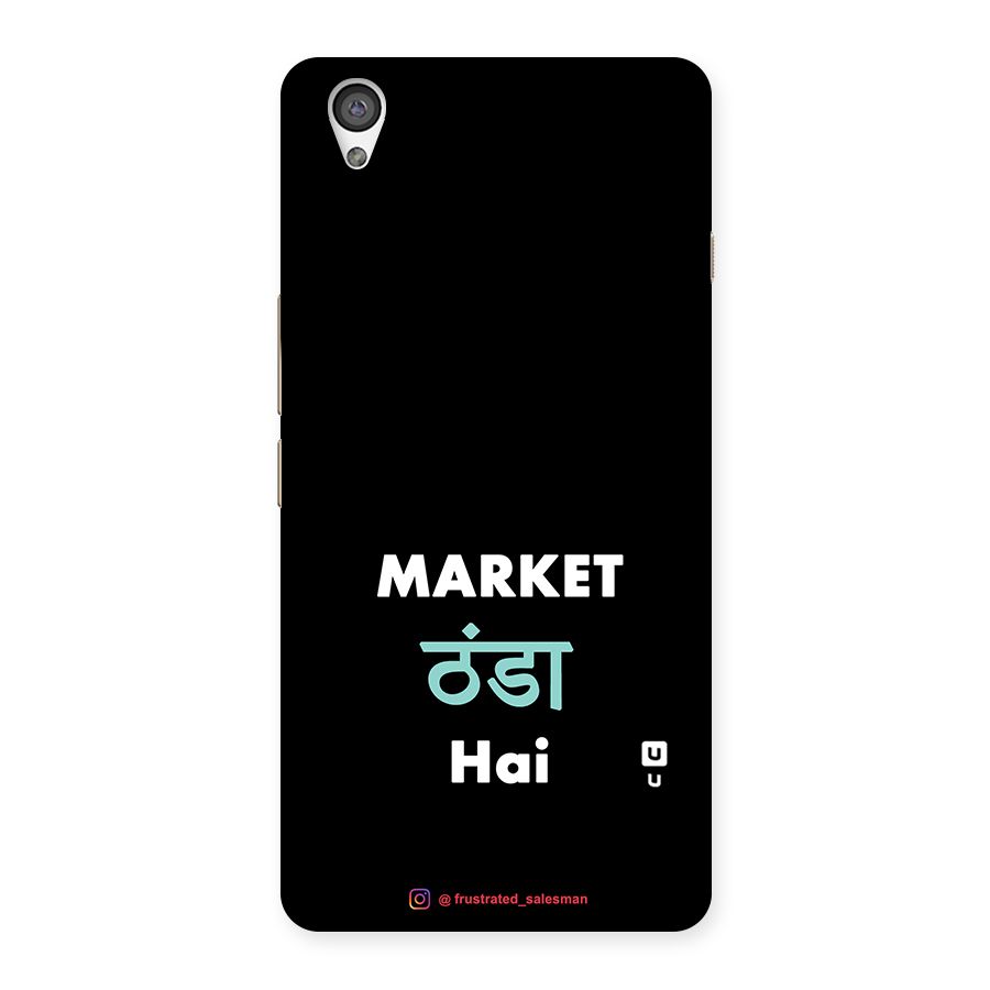 Market Thanda Hai Black Back Case for OnePlus X