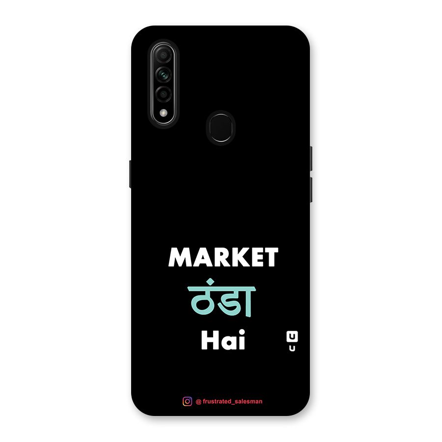 Market Thanda Hai Black Back Case for Oppo A31