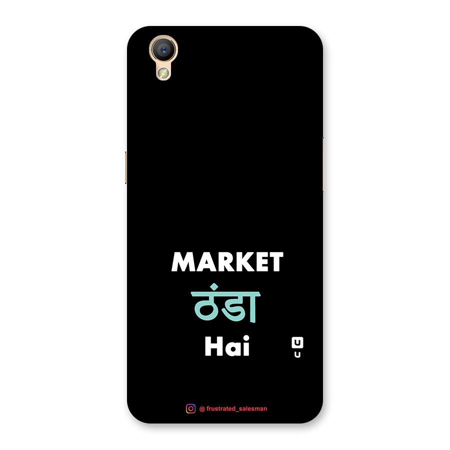 Market Thanda Hai Black Back Case for Oppo A37