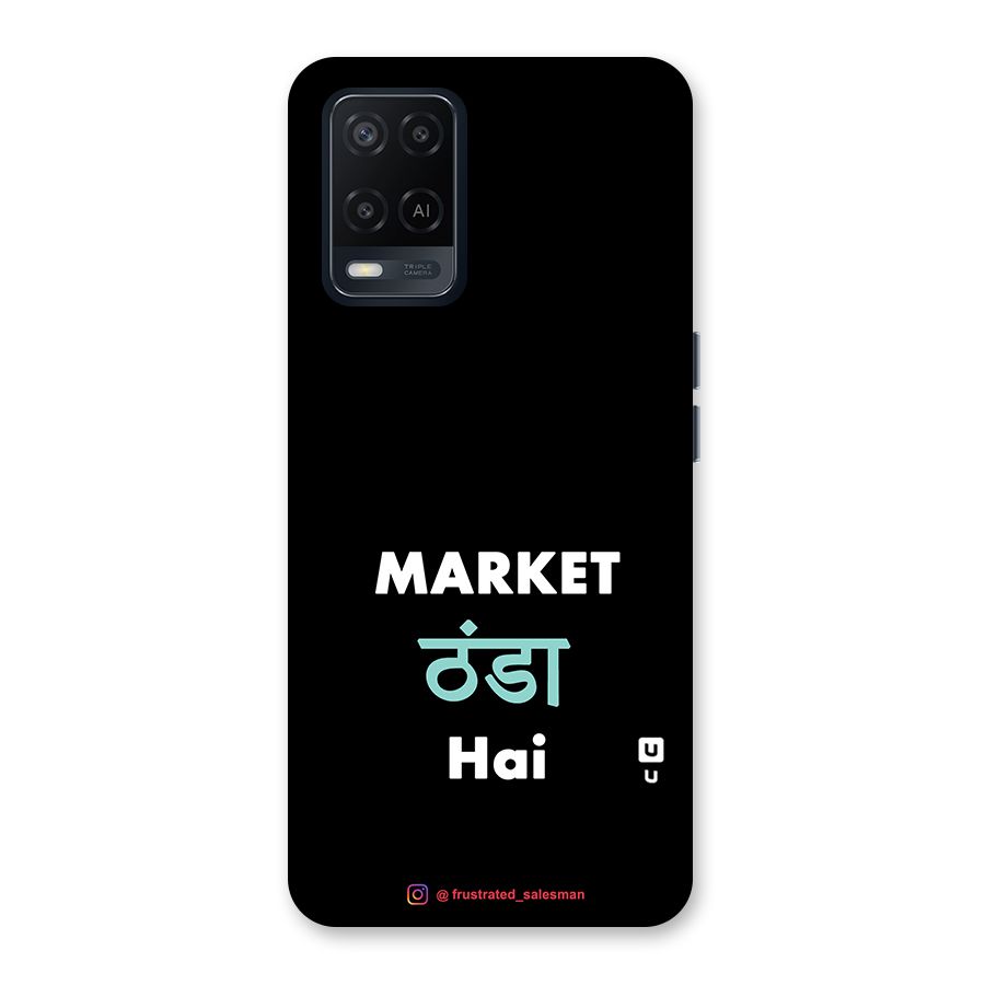 Market Thanda Hai Black Back Case for Oppo A54