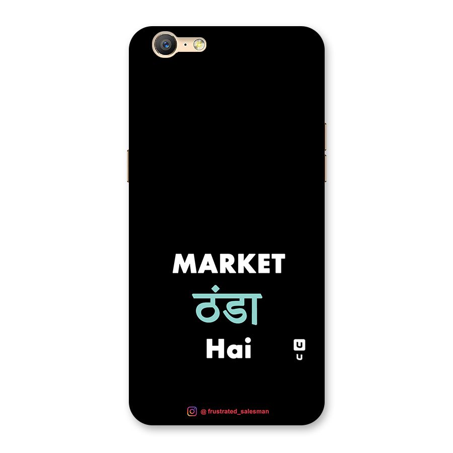 Market Thanda Hai Black Back Case for Oppo A57