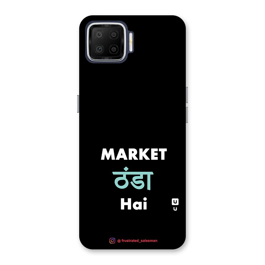 Market Thanda Hai Black Back Case for Oppo F17
