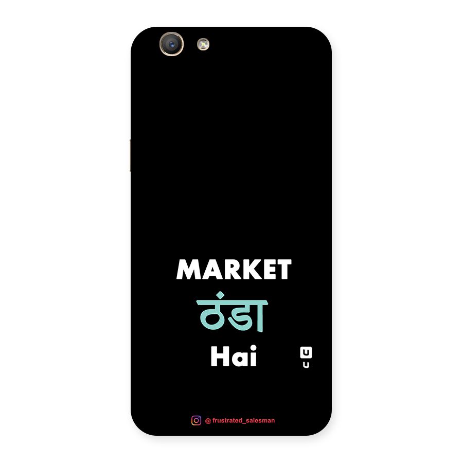 Market Thanda Hai Black Back Case for Oppo F1s