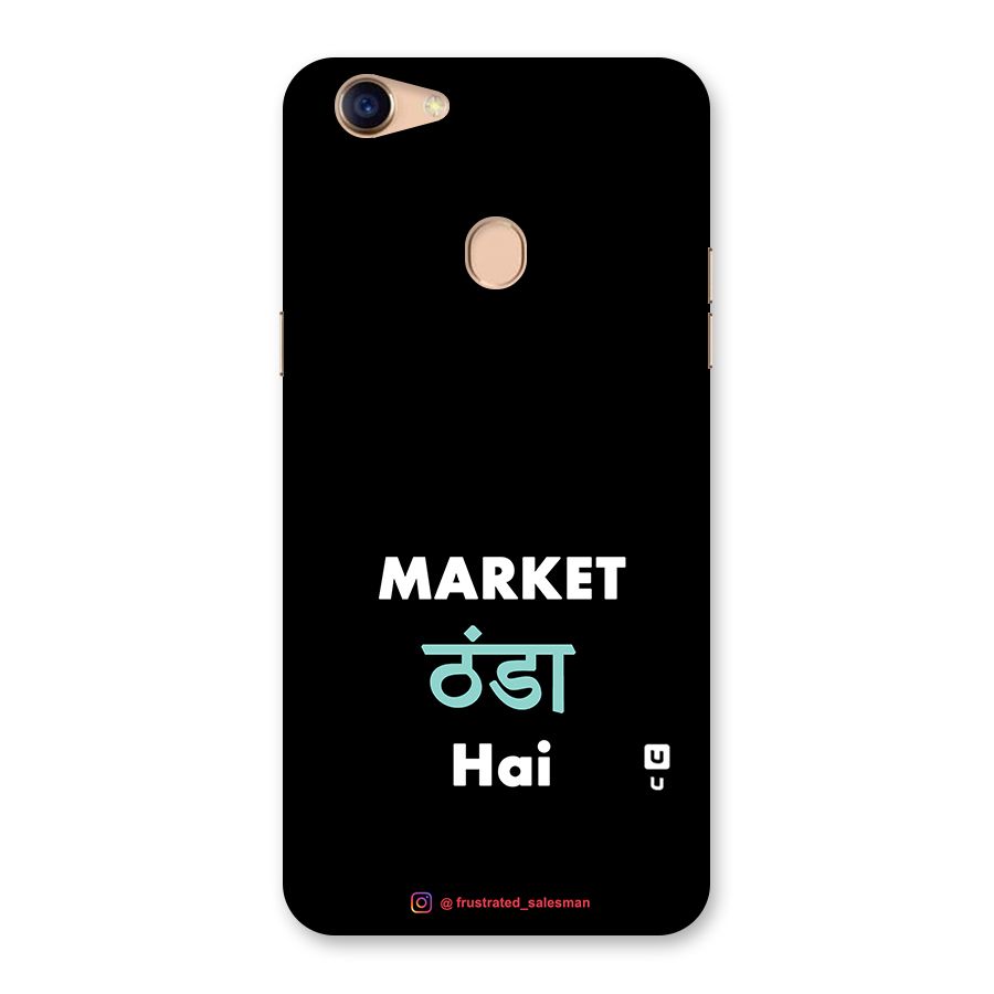 Market Thanda Hai Black Back Case for Oppo F5