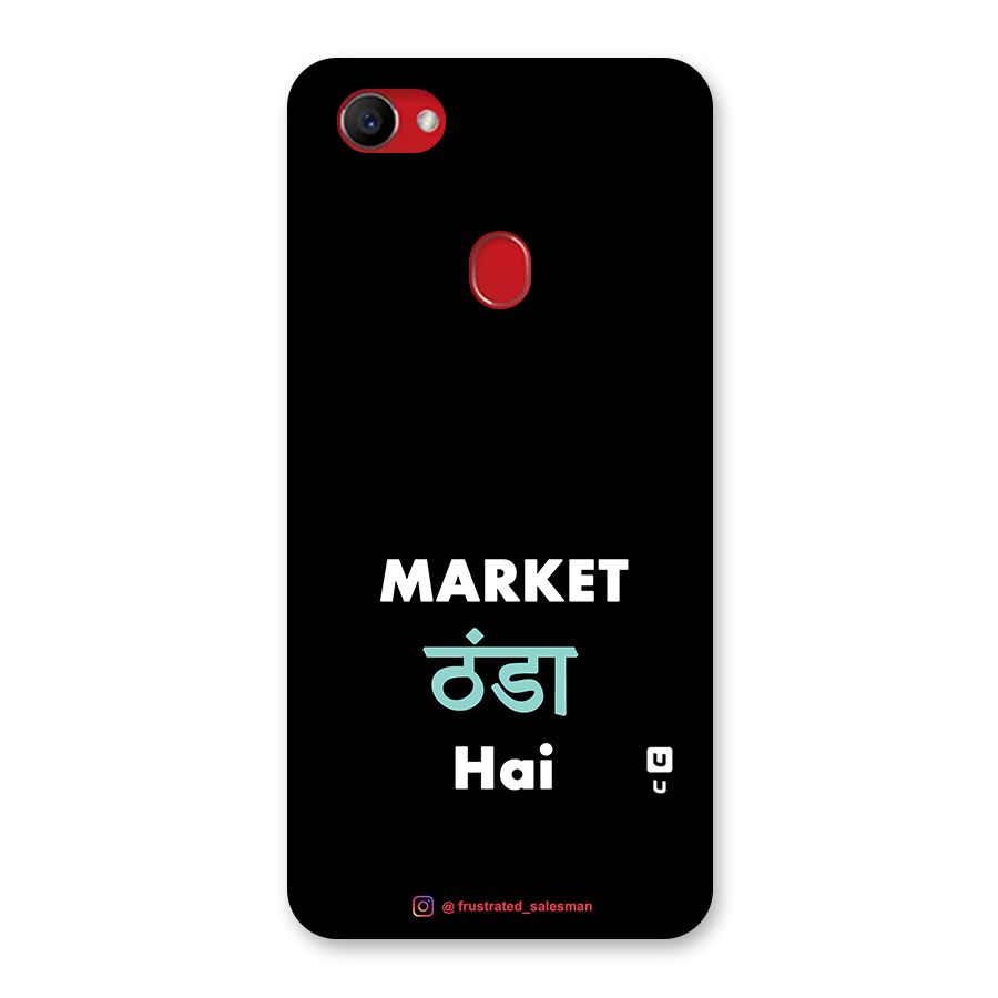 Market Thanda Hai Black Back Case for Oppo F7