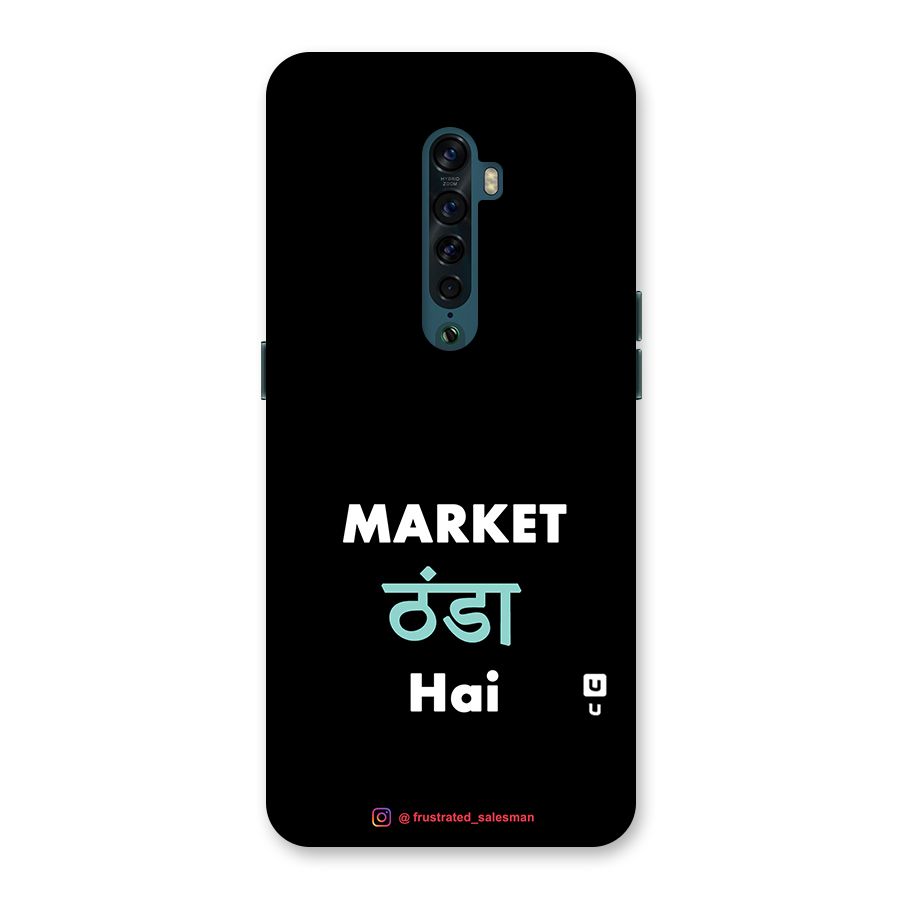 Market Thanda Hai Black Back Case for Oppo Reno2