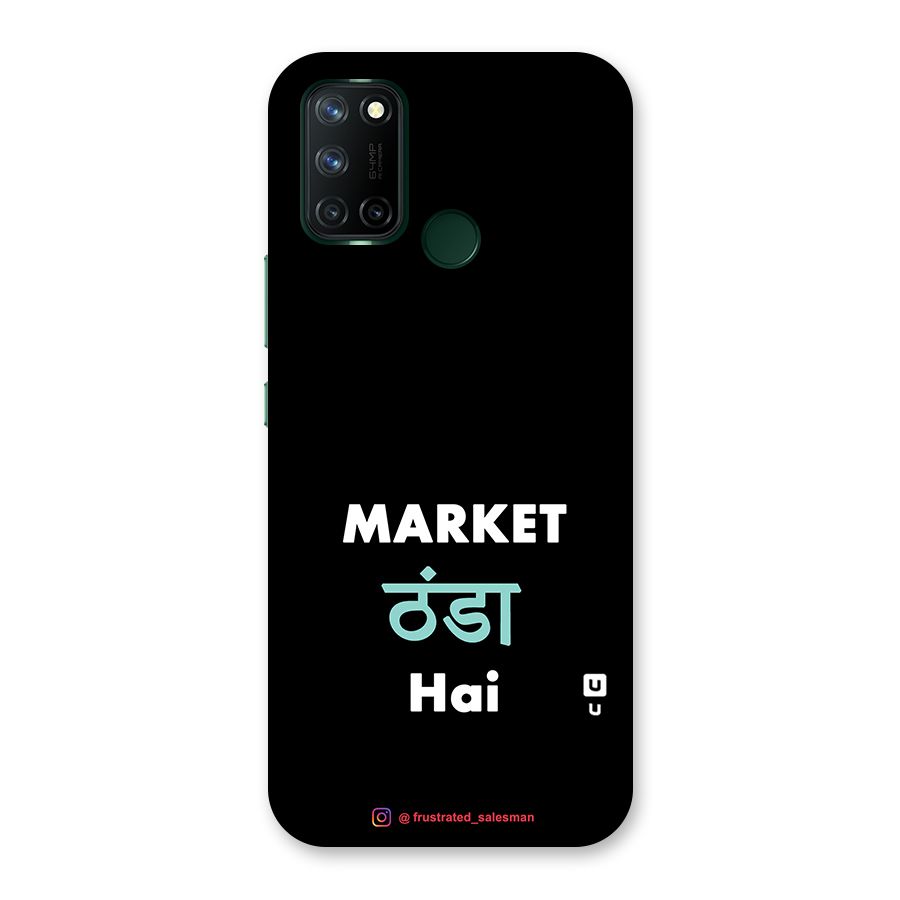 Market Thanda Hai Black Back Case for Realme 7i
