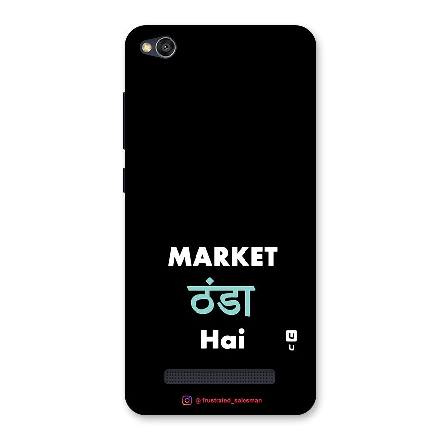 Market Thanda Hai Black Back Case for Redmi 4A