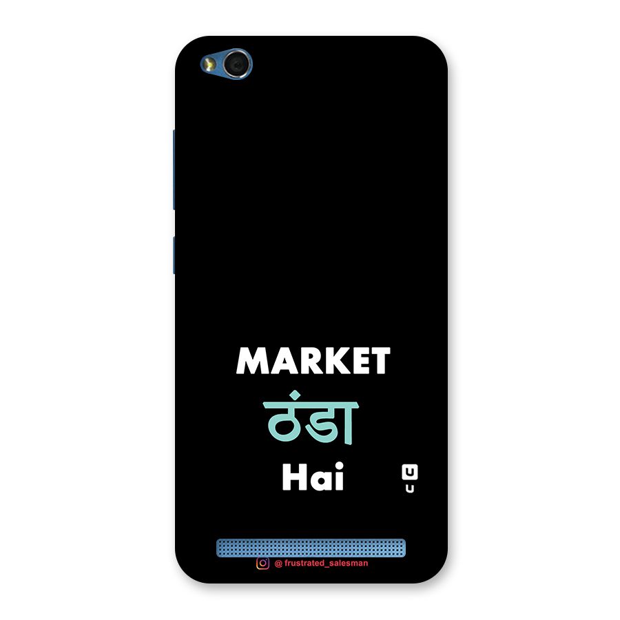 Market Thanda Hai Black Back Case for Redmi 5A