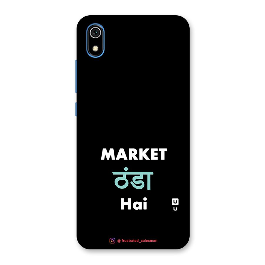 Market Thanda Hai Black Back Case for Redmi 7A
