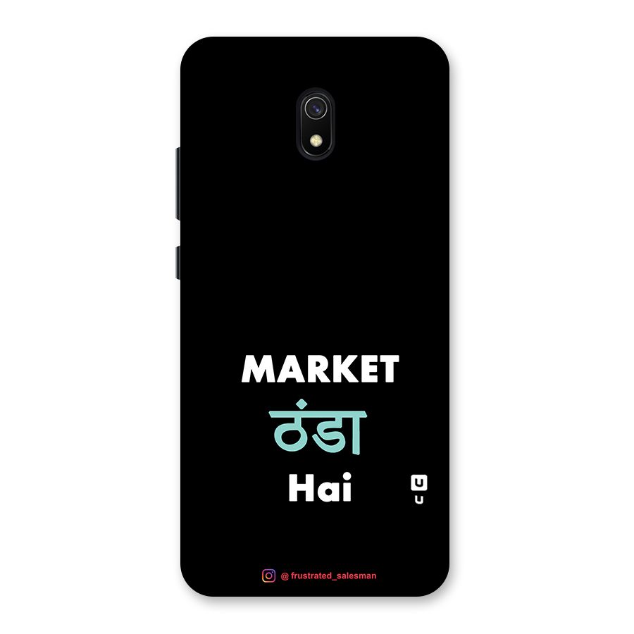 Market Thanda Hai Black Back Case for Redmi 8A