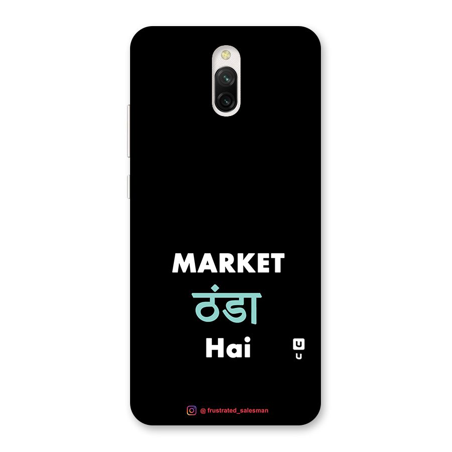 Market Thanda Hai Black Back Case for Redmi 8A Dual