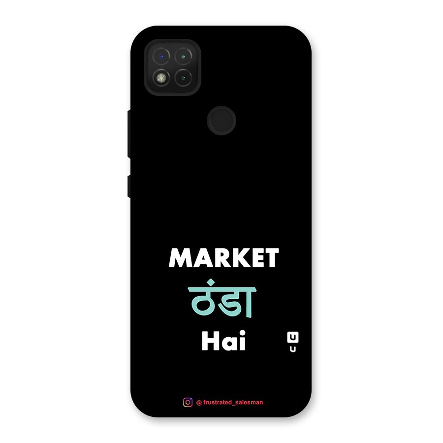 Market Thanda Hai Black Back Case for Redmi 9C