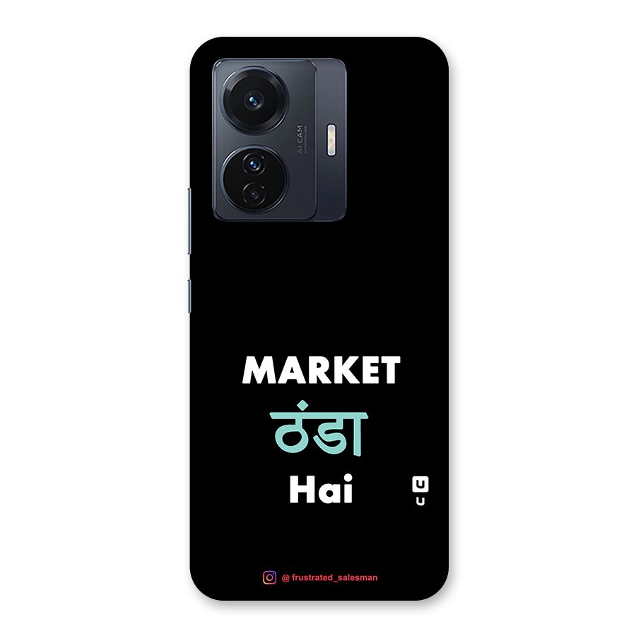 Market Thanda Hai Black Back Case for Vivo T1 Pro