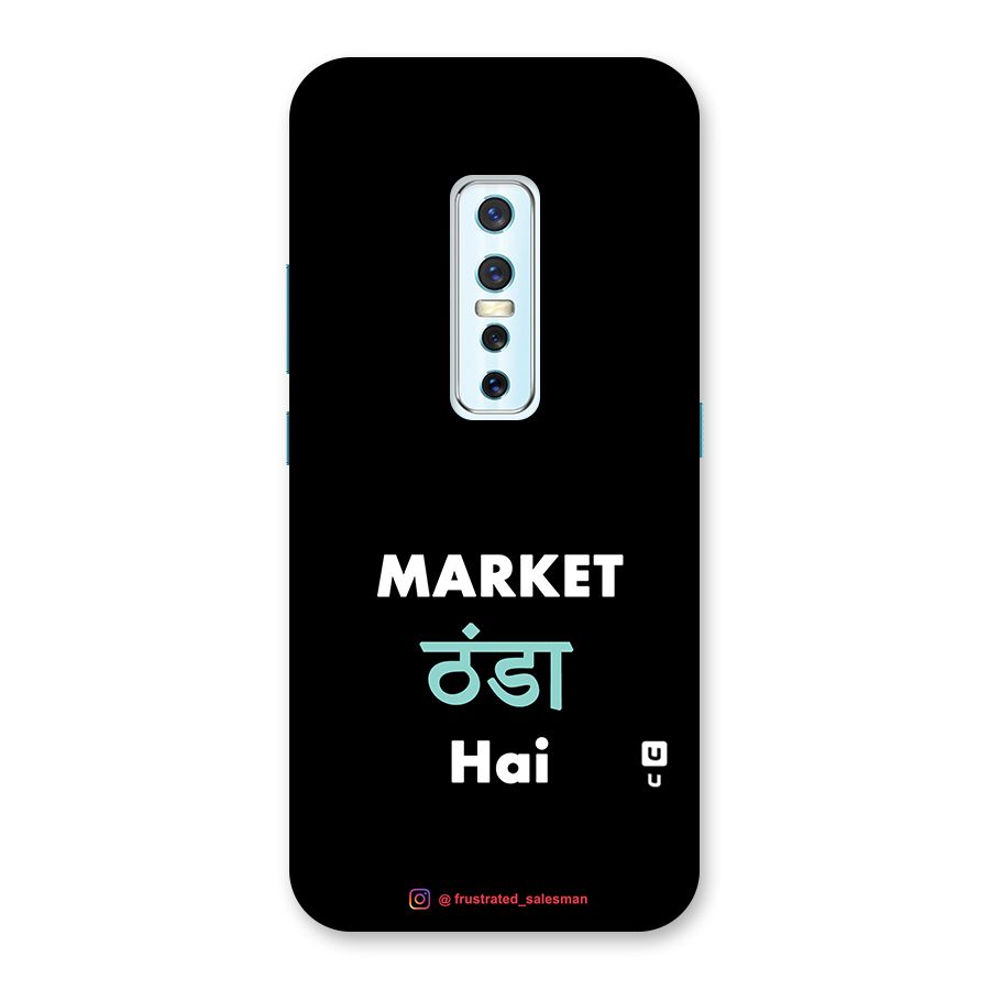 Market Thanda Hai Black Back Case for Vivo V17 Pro