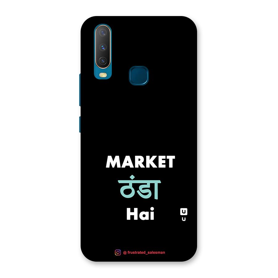 Market Thanda Hai Black Back Case for Vivo Y11
