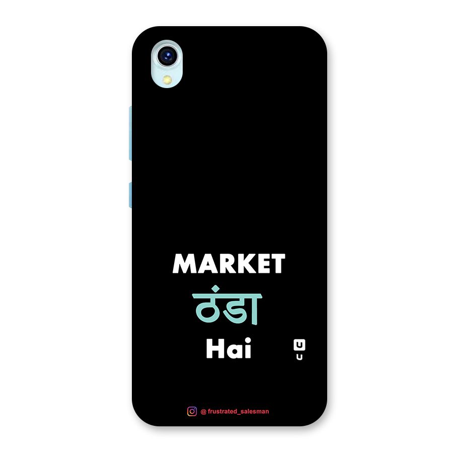 Market Thanda Hai Black Back Case for Vivo Y1s