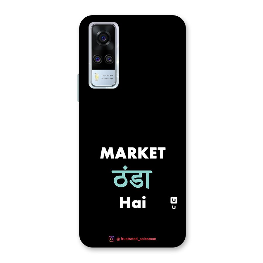 Market Thanda Hai Black Back Case for Vivo Y31