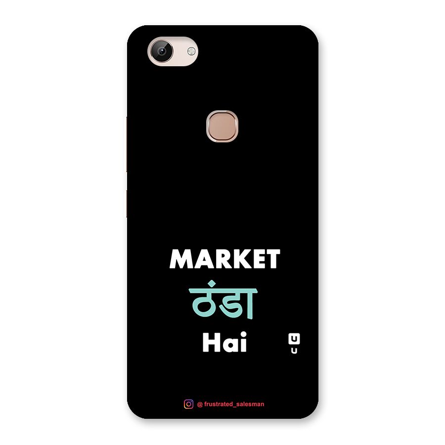 Market Thanda Hai Black Back Case for Vivo Y83