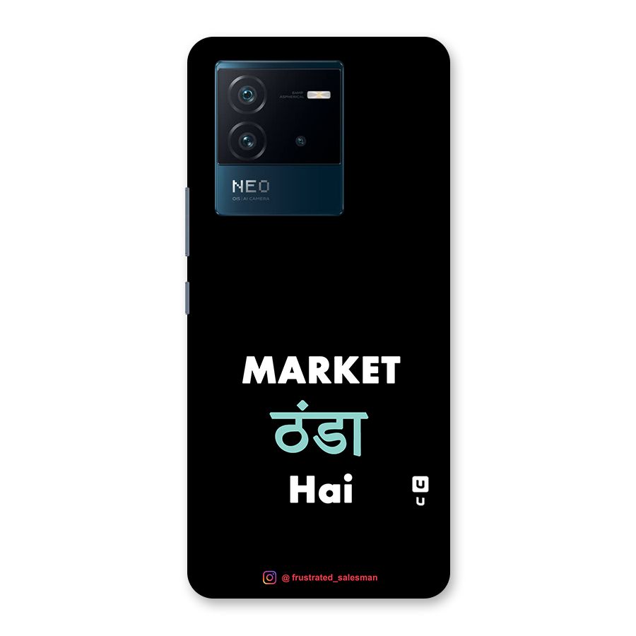 Market Thanda Hai Black Back Case for Vivo iQOO Neo 6 5G