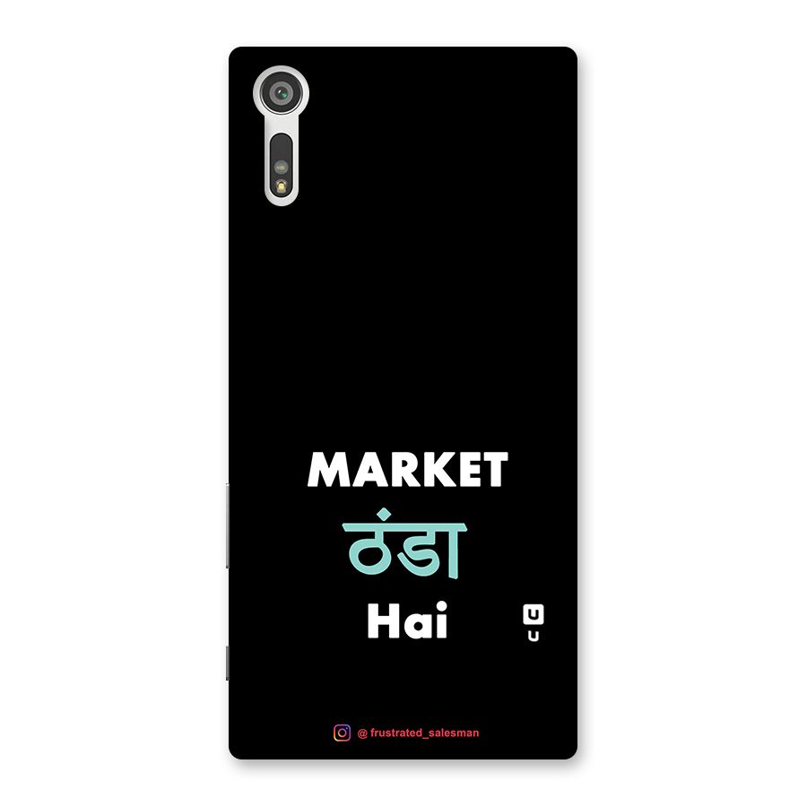 Market Thanda Hai Black Back Case for Xperia XZ