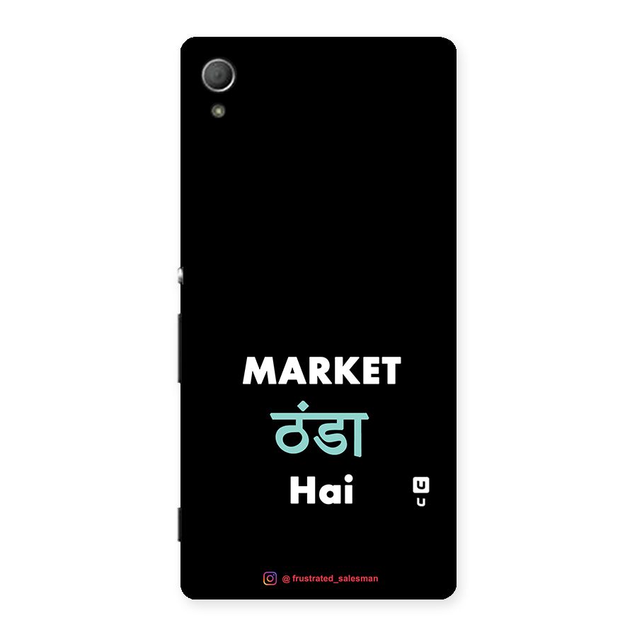 Market Thanda Hai Black Back Case for Xperia Z3 Plus