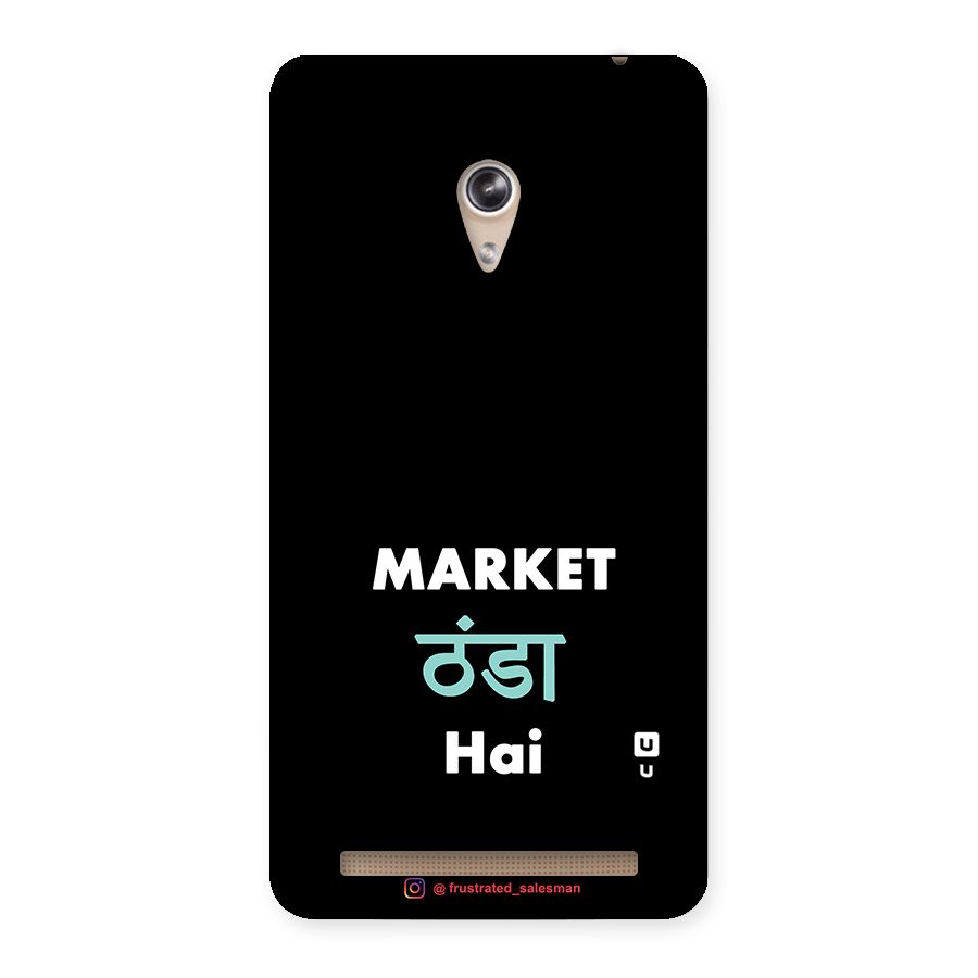 Market Thanda Hai Black Back Case for Zenfone 6