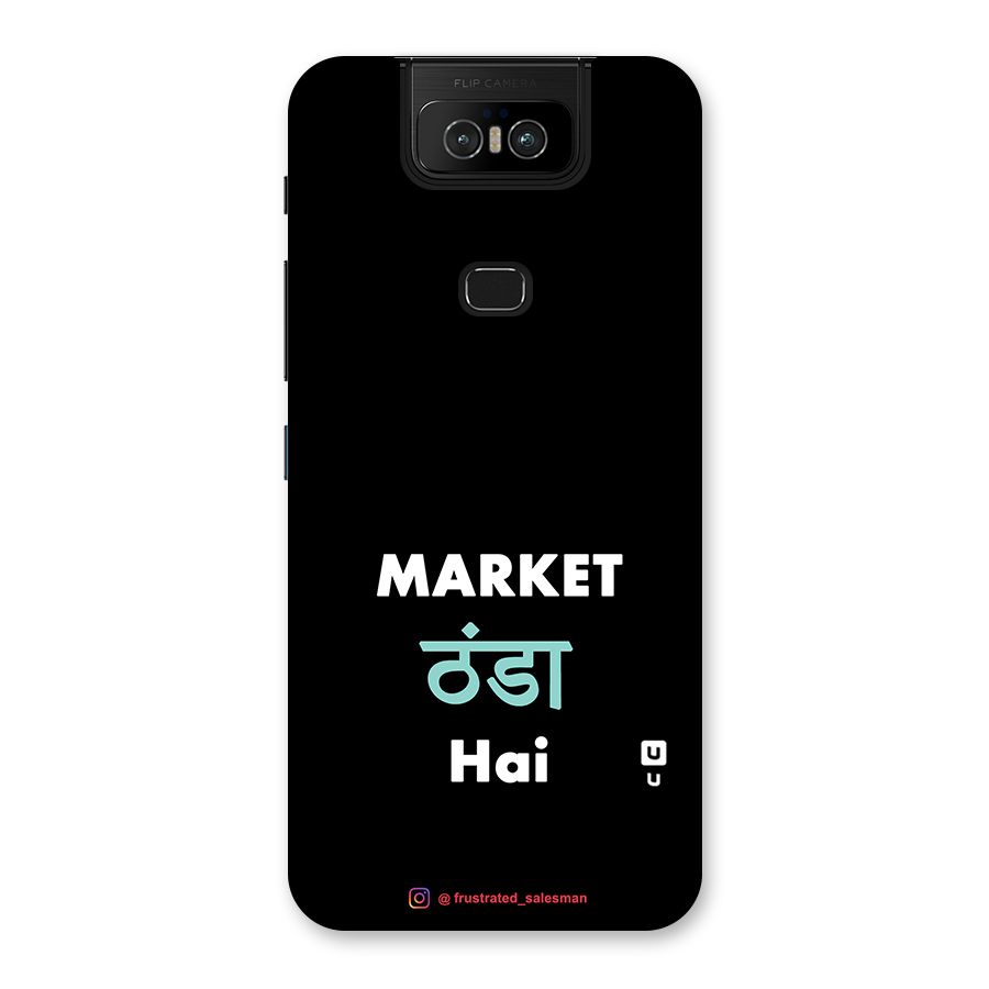 Market Thanda Hai Black Back Case for Zenfone 6z