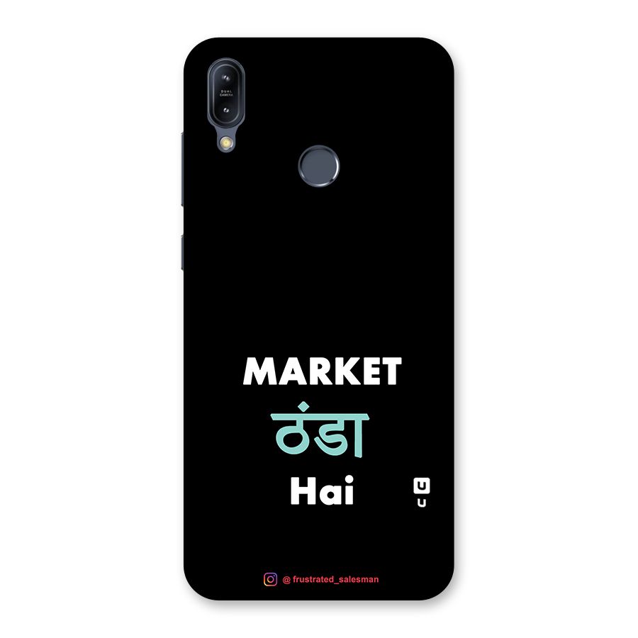 Market Thanda Hai Black Back Case for Zenfone Max M2