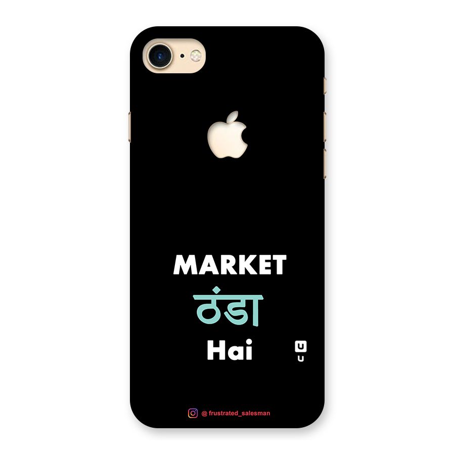 Market Thanda Hai Black Back Case for iPhone 7 Apple Cut