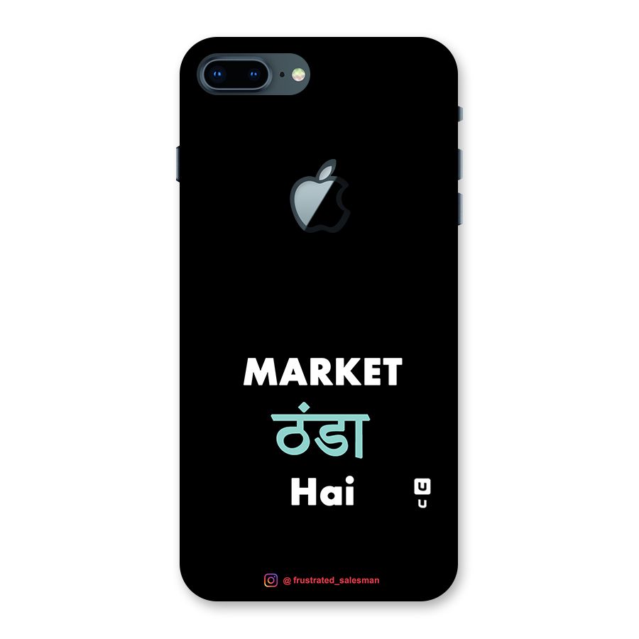 Market Thanda Hai Black Back Case for iPhone 7 Plus Apple Cut