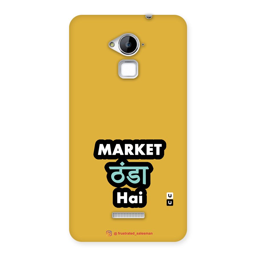 Market Thanda Hai Mustard Yellow Back Case for Coolpad Note 3