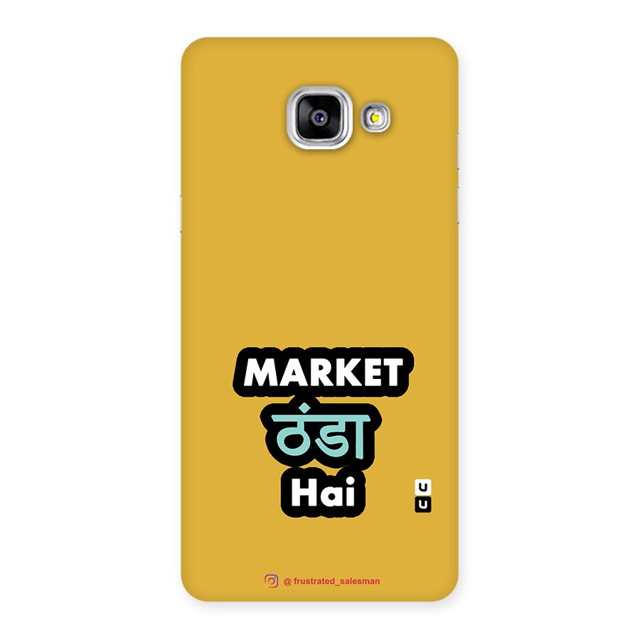 Market Thanda Hai Mustard Yellow Back Case for Galaxy A5 2016