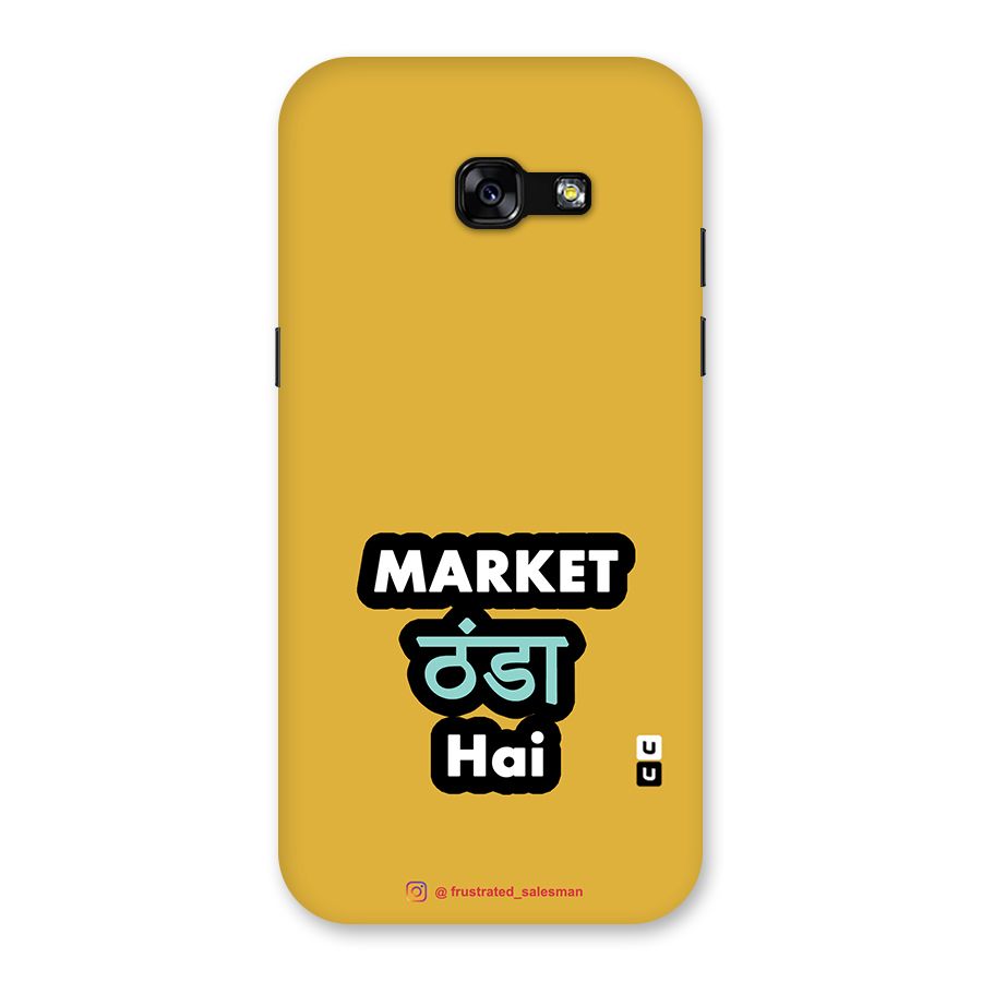Market Thanda Hai Mustard Yellow Back Case for Galaxy A5 2017