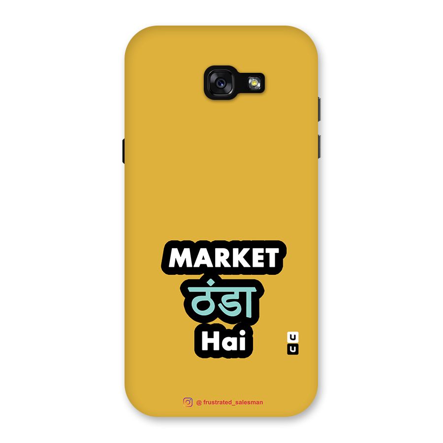 Market Thanda Hai Mustard Yellow Back Case for Galaxy A7 (2017)