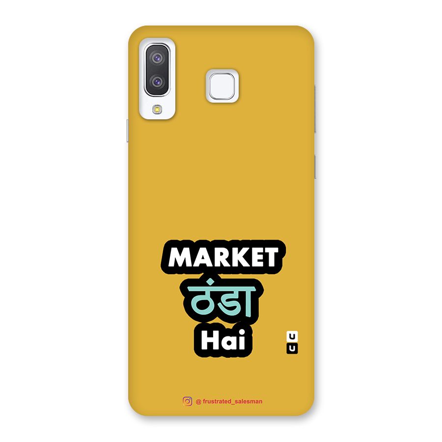 Market Thanda Hai Mustard Yellow Back Case for Galaxy A8 Star