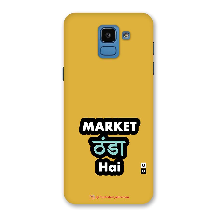 Market Thanda Hai Mustard Yellow Back Case for Galaxy On6