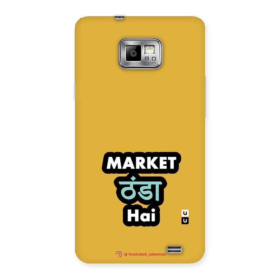Market Thanda Hai Mustard Yellow Back Case for Galaxy S2
