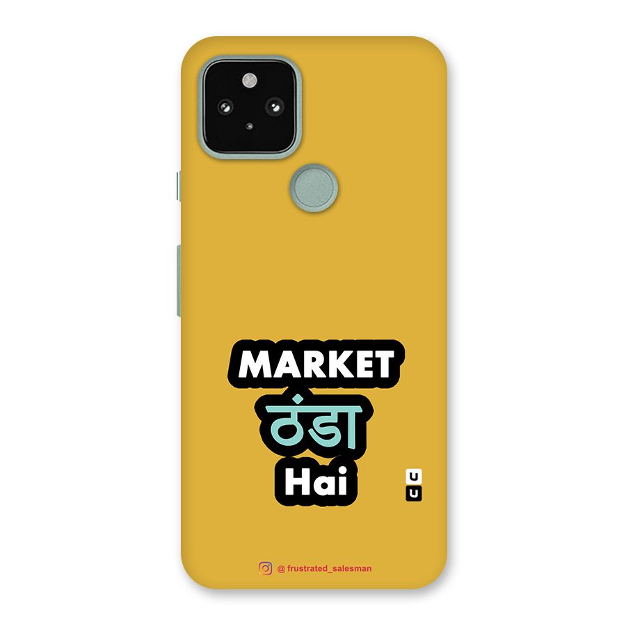 Market Thanda Hai Mustard Yellow Back Case for Google Pixel 5