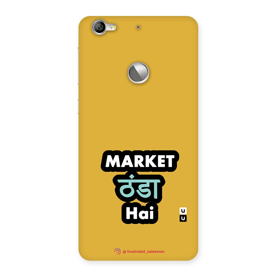 Market Thanda Hai Mustard Yellow Back Case for LeTV Le 1s