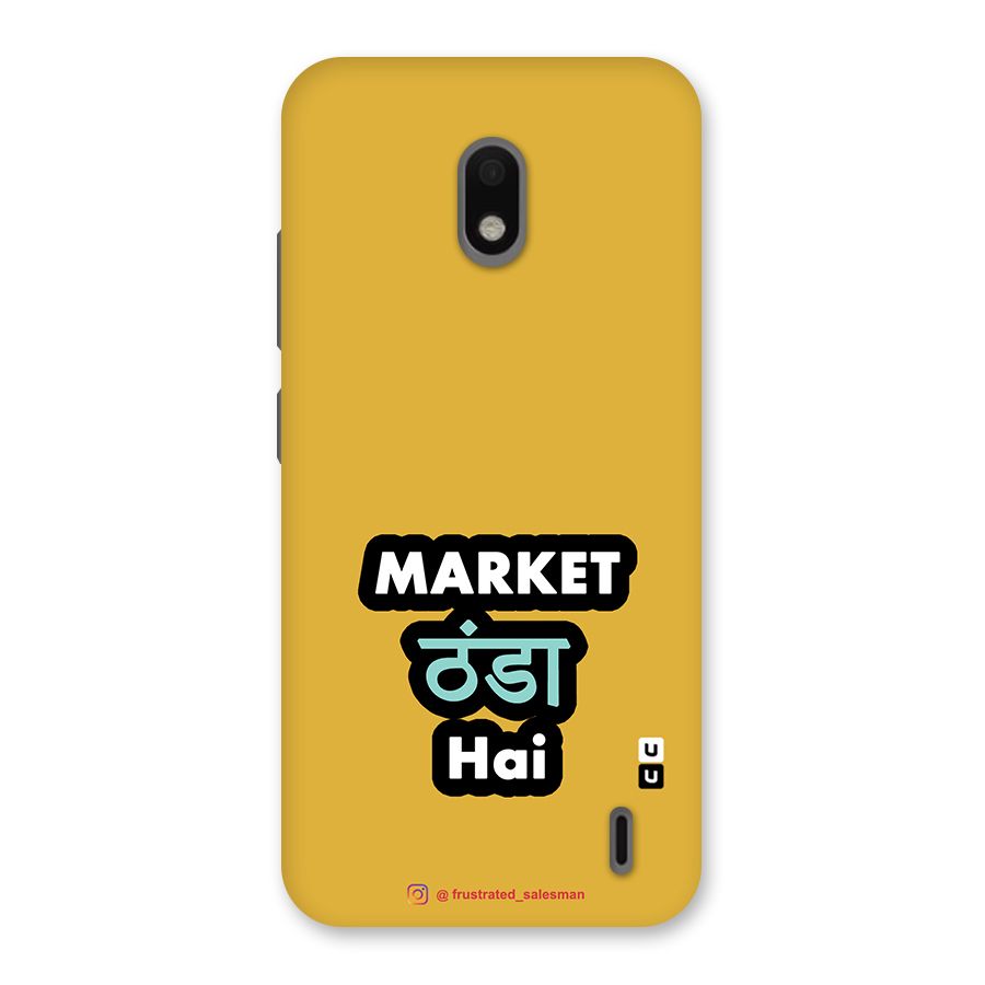 Market Thanda Hai Mustard Yellow Back Case for Nokia 2.2